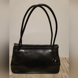 Vintage Monsac Classic Black Shoulder Bag